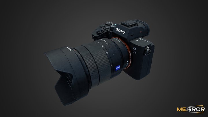 DSLR Camera 3D Model