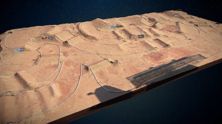 RC Track - Photogrammetry 3D scan 3D Model