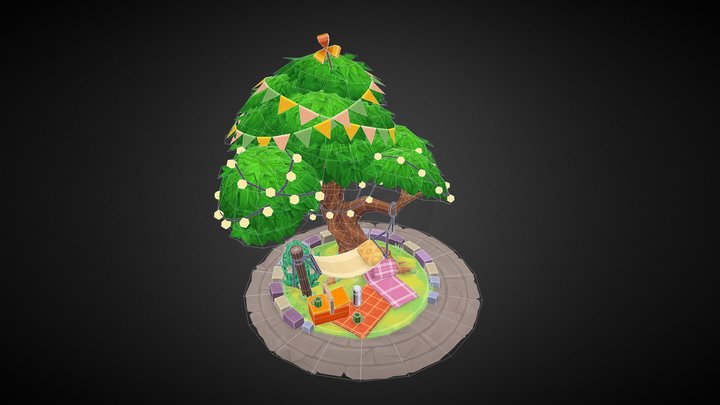 Picnic_Tree 3D Model