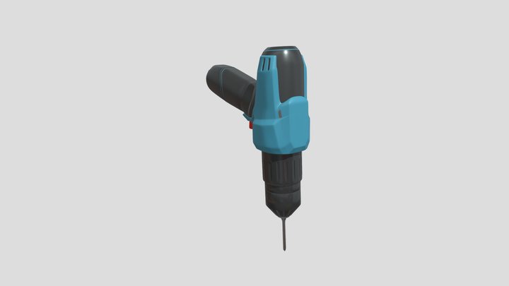 Electric Drill 3D Model