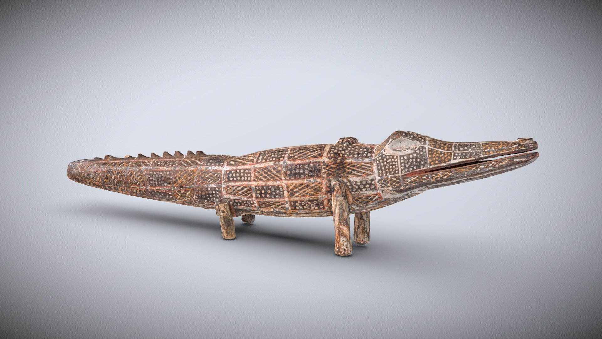 TLC - Crocodile - Mickey Aruni — Sketchfab embed 3D viewer