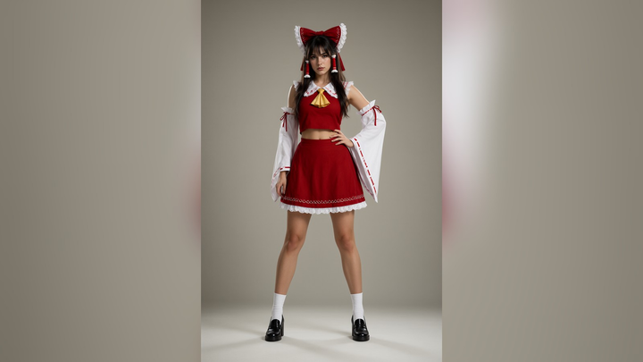 Reimu Hakurei (Touhou) Realistic 3D Model