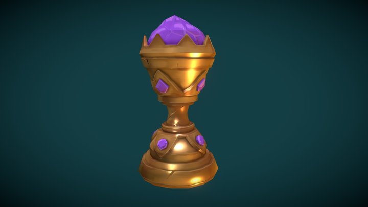 Sea of Thieves Trophy 3D Model