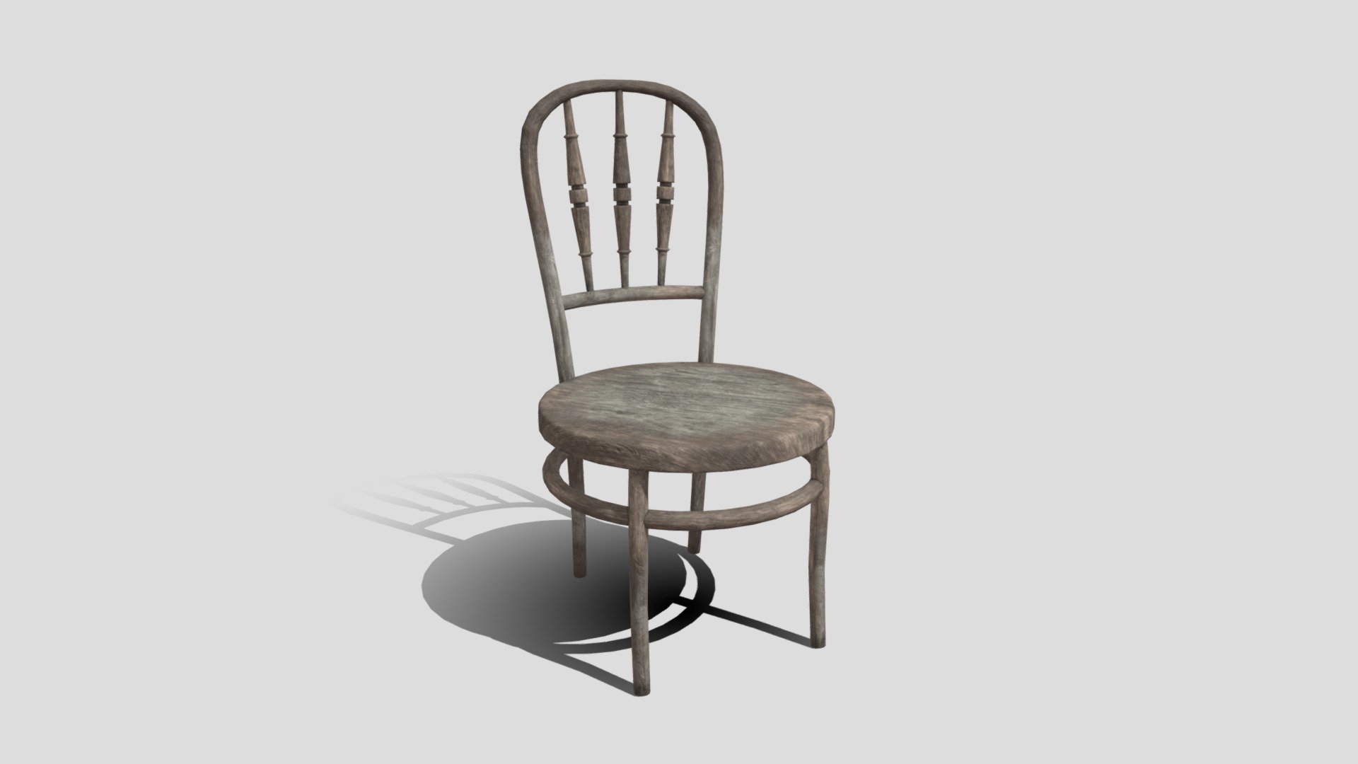 Post apocalyptic ruined chair style 2