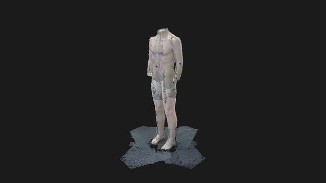 Three Space: Full Manikin 3D Model