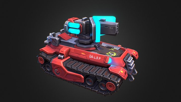Tank 014 3D Model