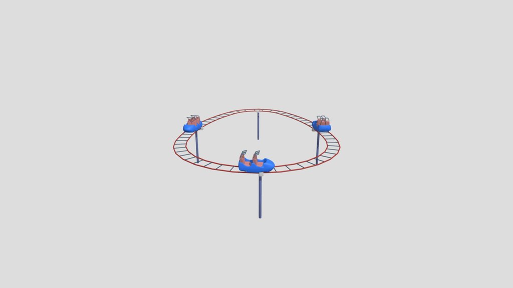 Animated Roller Coaster Ride
