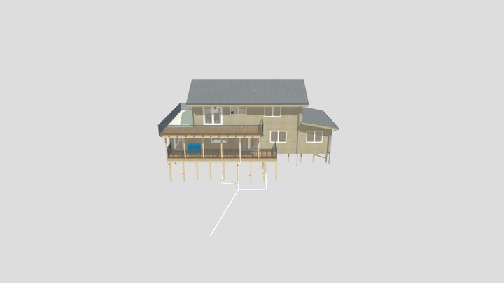 Lake Hawea House 3D Model