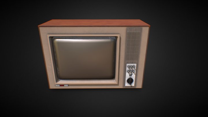USSR TV 3D Model