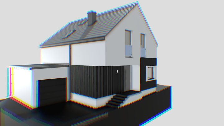 House building by Kris Szozda 3D Model