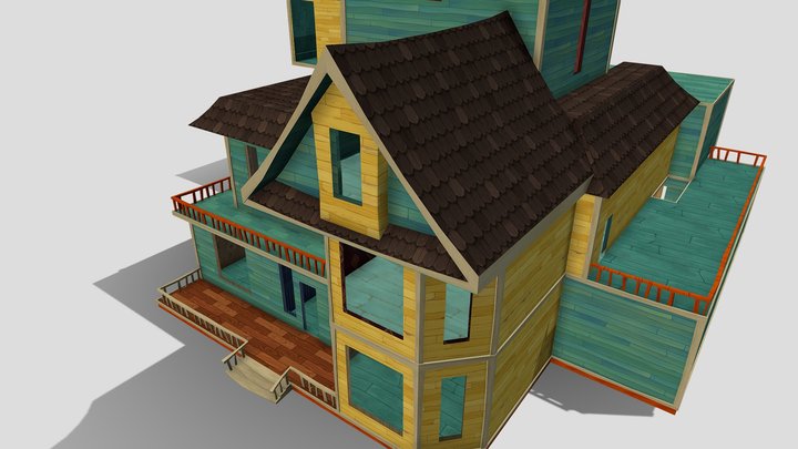 Hello_neighbor_alpha_3_house_reconstruction 3D Model