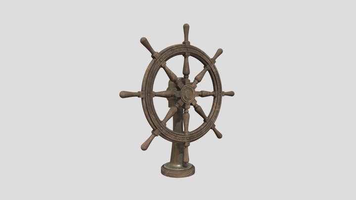 Ship's Wheel 3D Model