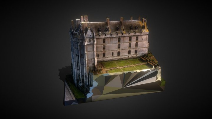 Château de Chateaudun (Eure et Loir, 28) 3D Model
