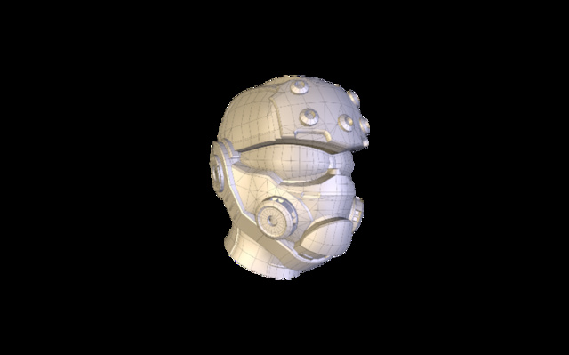 TR Protocol Helmet - TelekineticFrog 3D Model