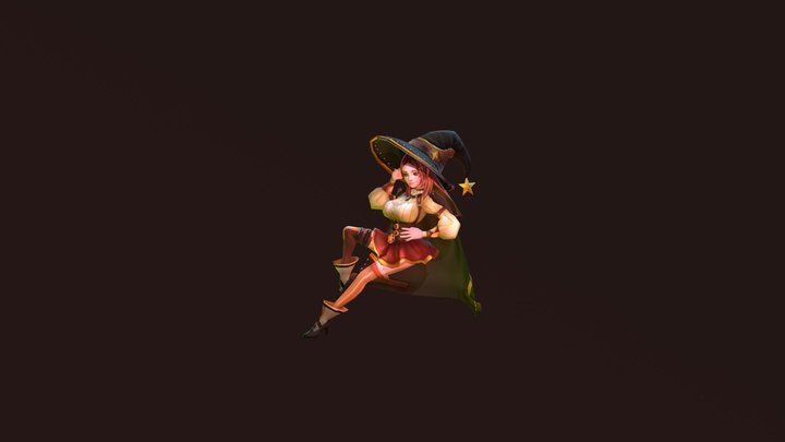 Witch 01 3D Model