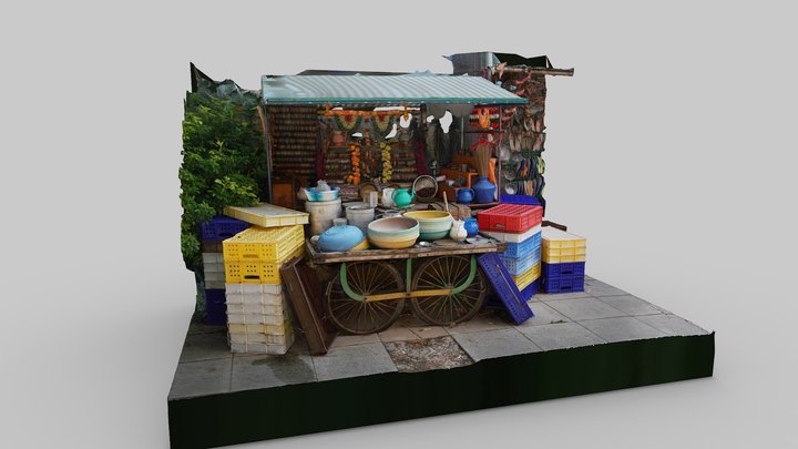 London Zoo Indian Stall – Kostenloses 3D-Modell STL