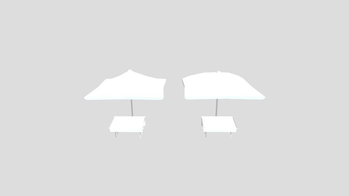 Market Set 3D Model