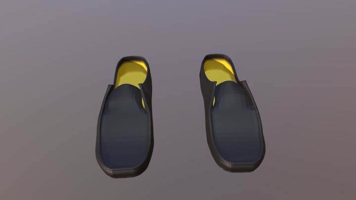 School Shoes 3D Model