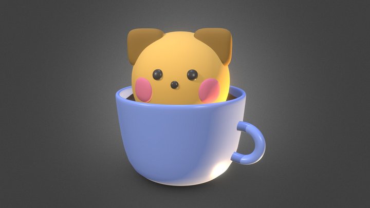 Tea Cup Cat