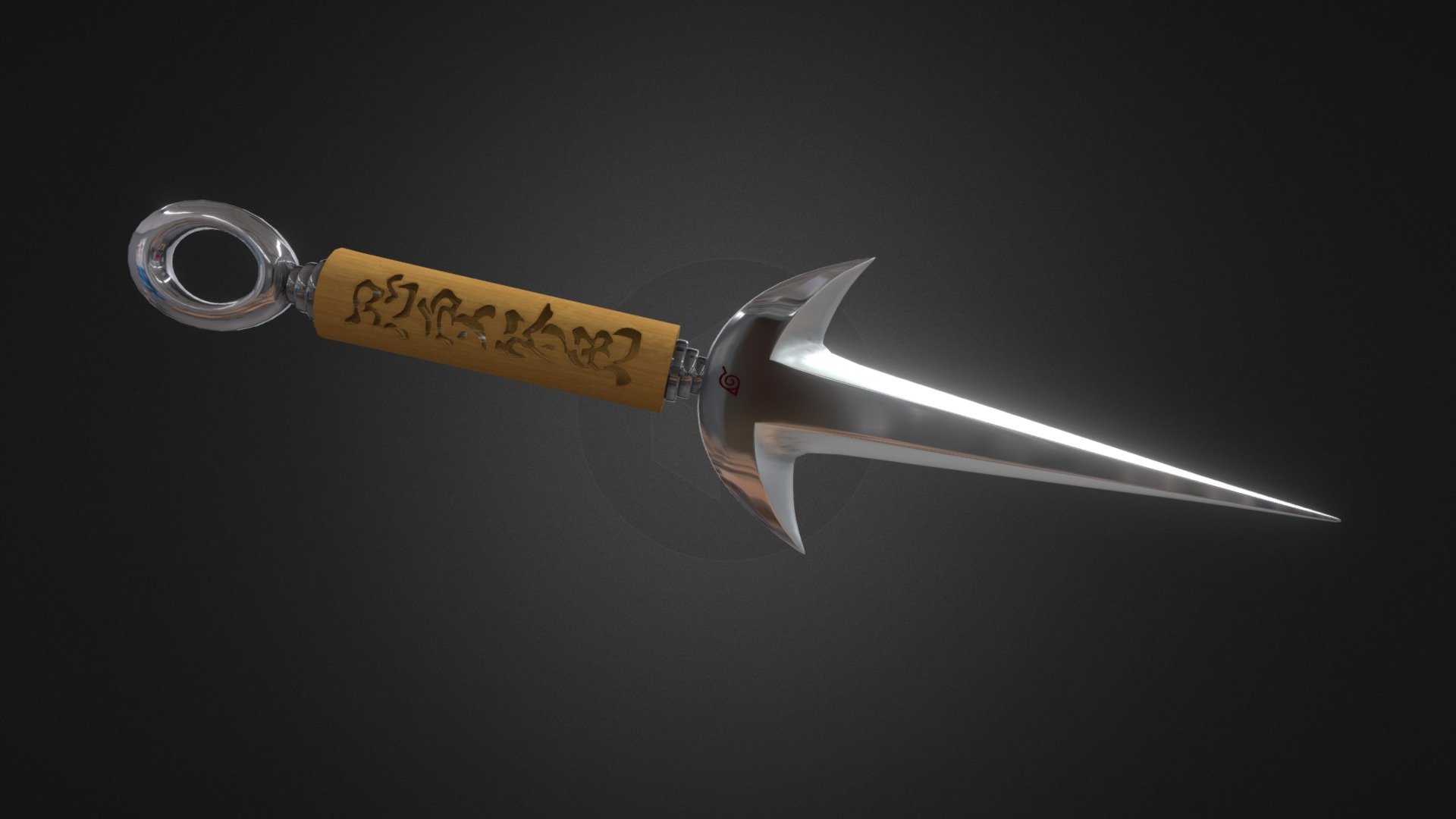 3DVicArt Naruto Kunai Minato Namikaze Kunai Naruto Angola