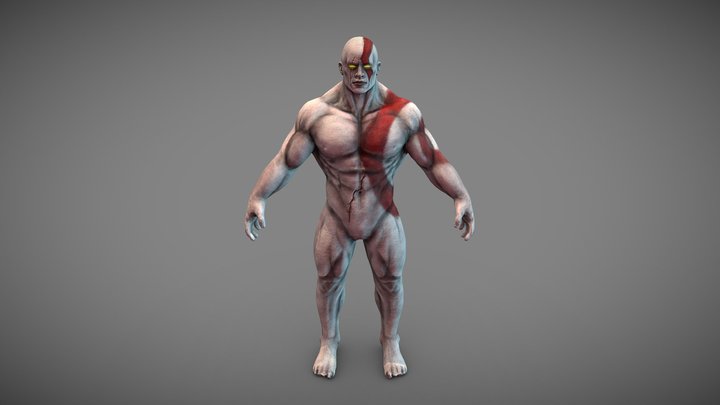 The Rock: Kratos version 3D Model