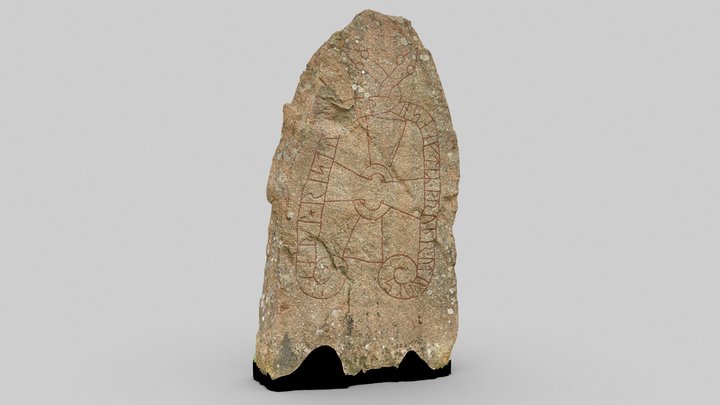 Runestone Ög Fv1975;174, Väderstad, Sweden – Modello 3D gratuito STL