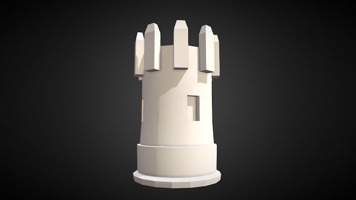 Tower(Low Poly) 3D Model