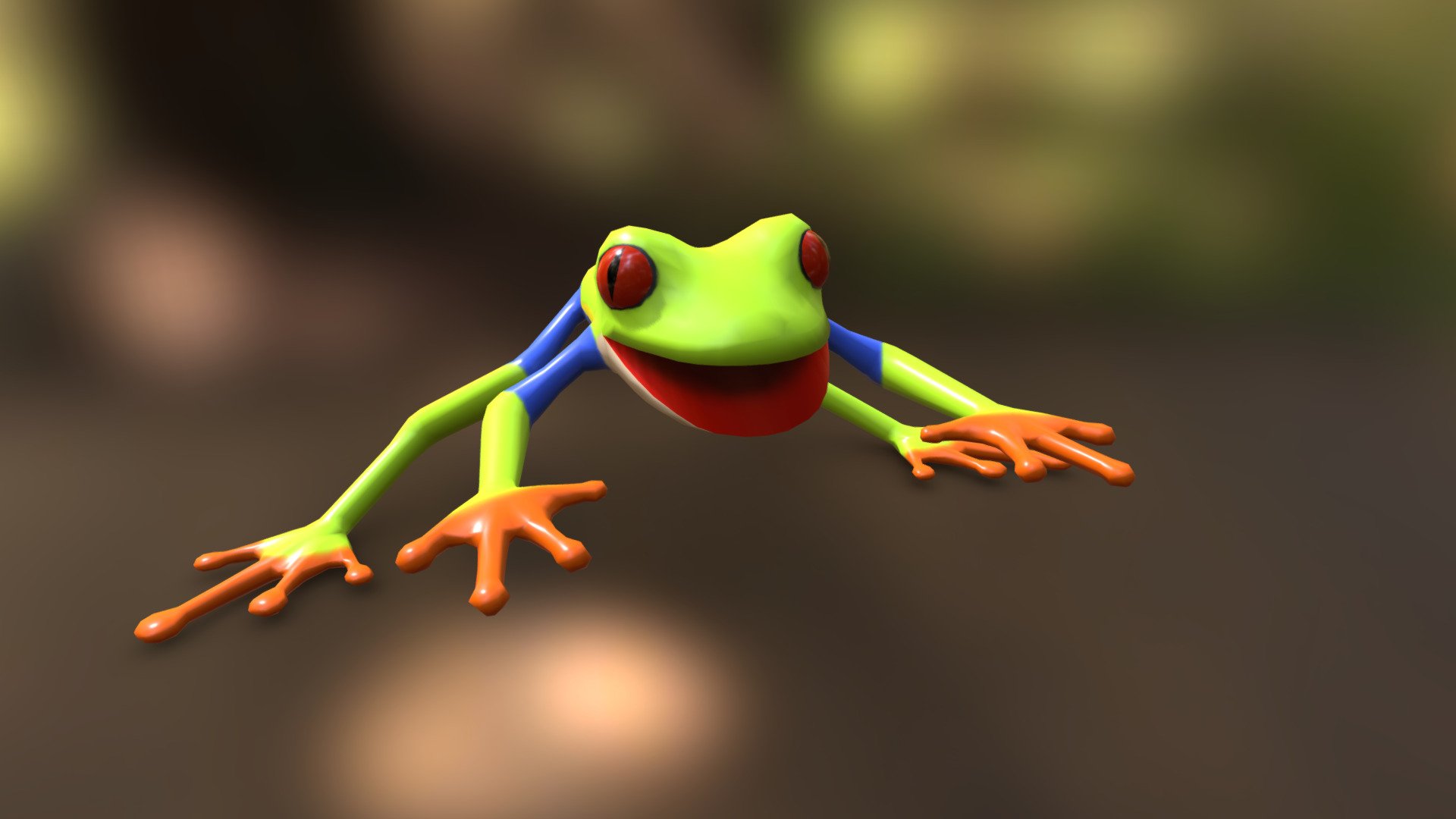 Red Eyed Tree Frog - Download Free 3D model by Ed (@ed3800) [1192f6b ...