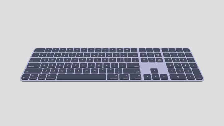 Apple Magic Keyboard 3D Model 3D Model