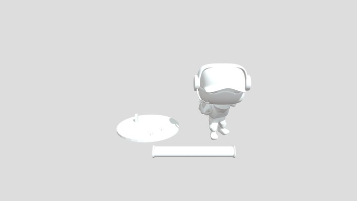 Funko POP Shen Sketchfab version 3D Model