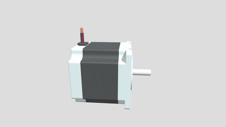 Stepper Motor Robot 3D Model