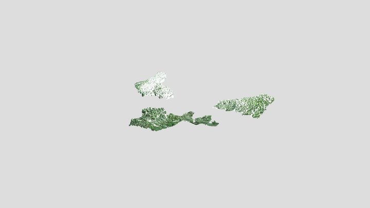 高州 云潭镇平垌村滑石河3d模型 3D Model