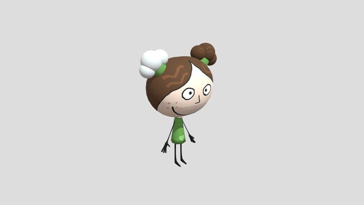 Hala's Advice 3D Hala Character Figure Rig Pose 3D Model