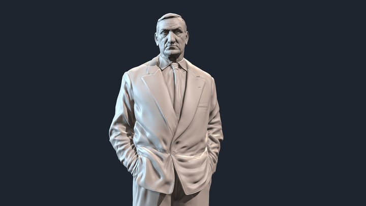 Lino Ventura 3D Model