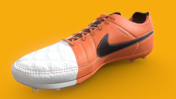 Soccer shoes - Nike Tiempo 3D Model