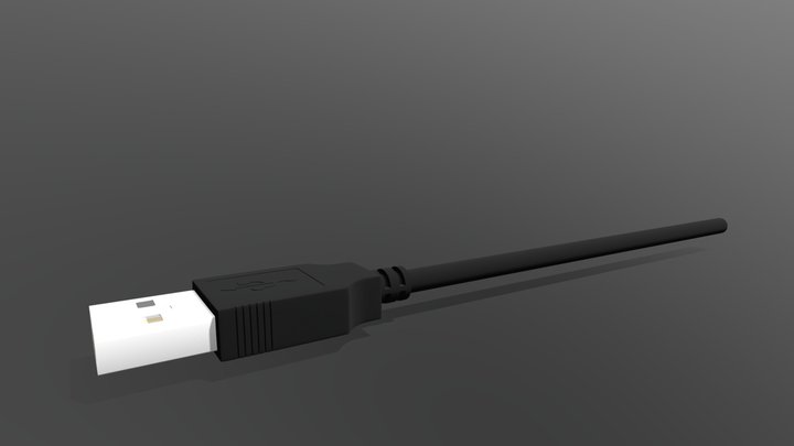 USB Resource (rigged) [File on description] 3D Model