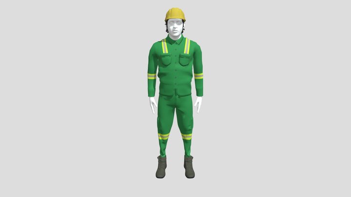Avatar Safety Uniform 3D Model