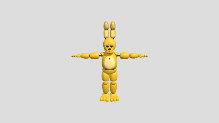 those_nights_at_fredbears_-_spring_bonnie 3D Model
