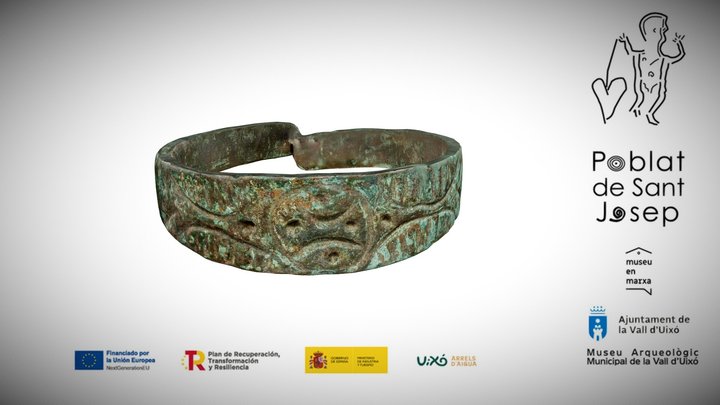 POBLAT DE SANT JOSEP 26/33  Anell - Anillo 3D Model