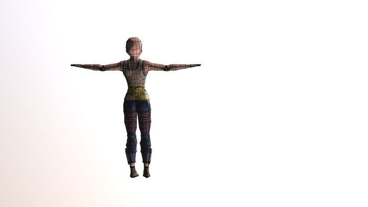 Personaje extraño 3D Model