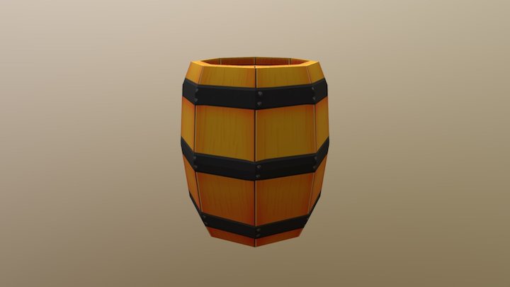 Barrel 3D Model