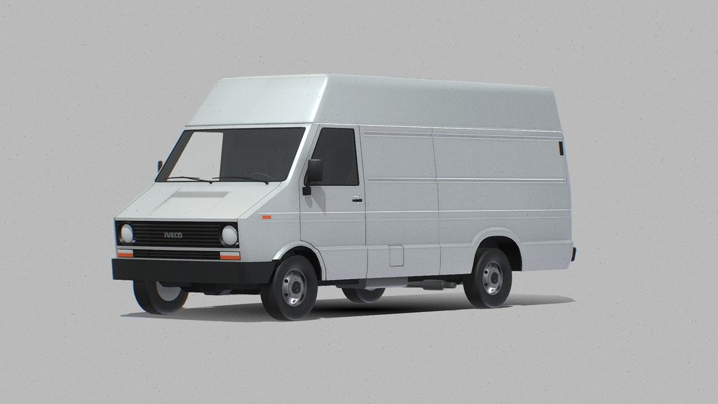 Iveco Daily 1982 - Lowpoly
