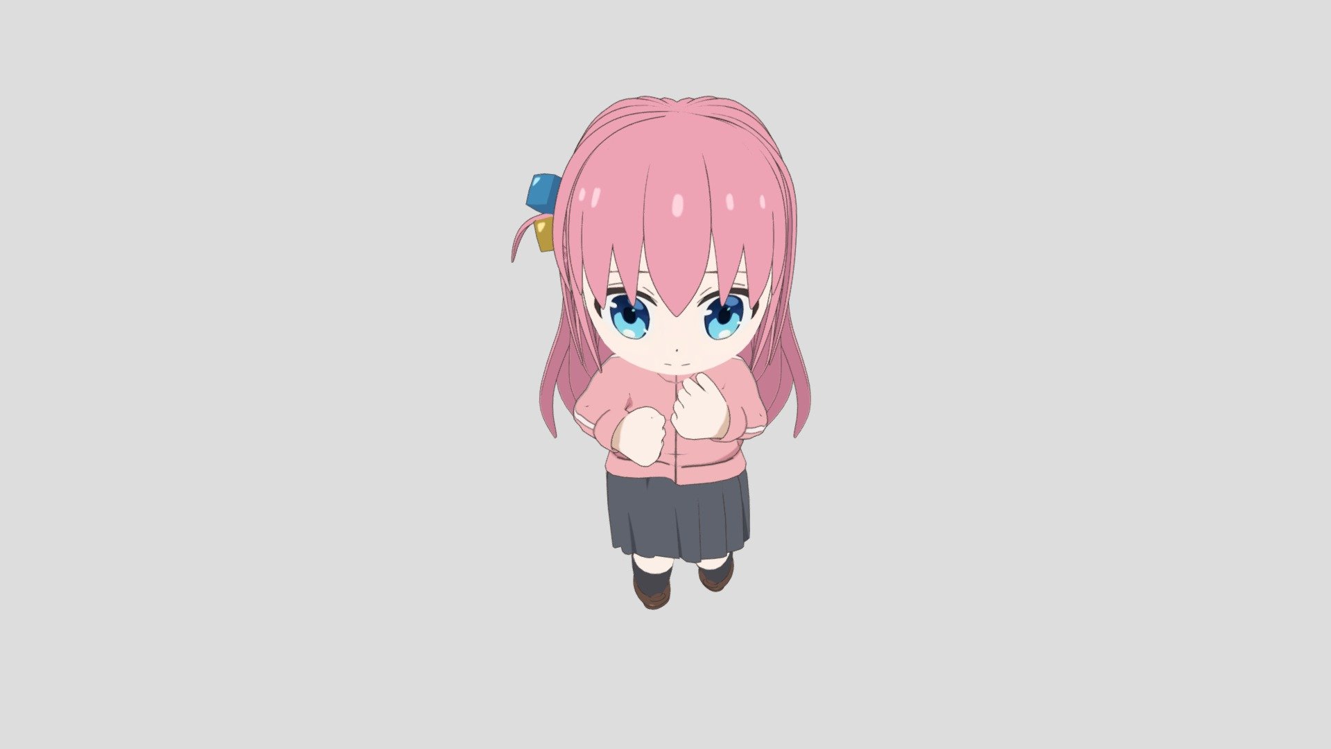 Bocchi - 3D model by Ryuu (@ryuu_zzzzz) [1199e8f] - Sketchfab