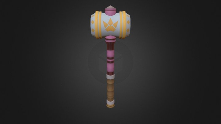 Hammer Hand Painted 3D Model