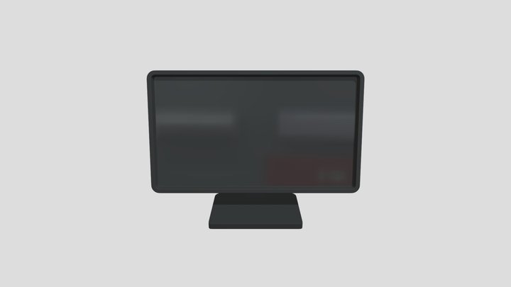 Computer Screen 3D Model