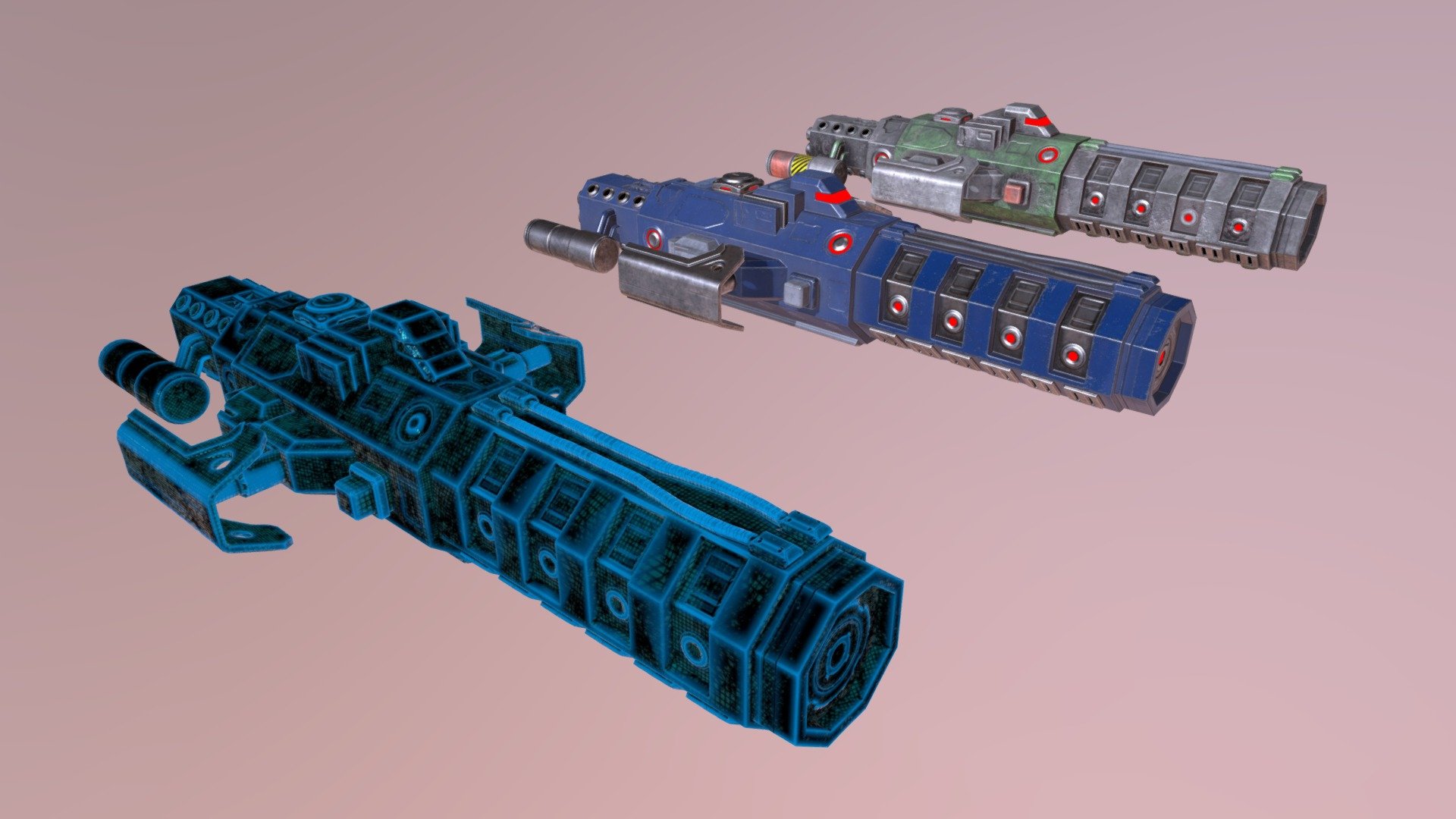 SCIFI Spaceship Pack : Snipe