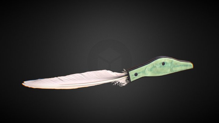 Switch Feather Non-Violent Weapon 3D Model