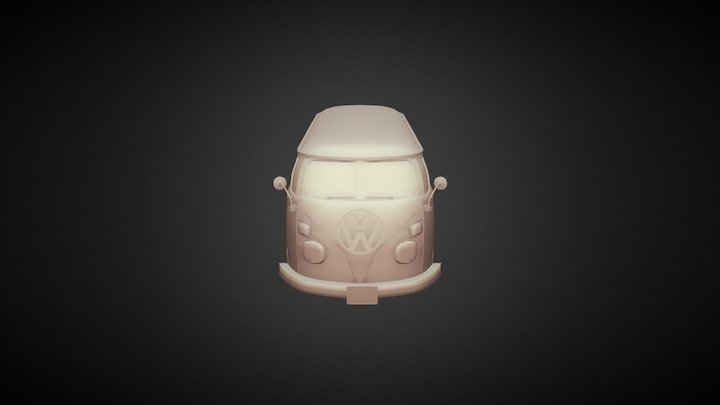 Volkswagen Combi type2 T1 3D Model