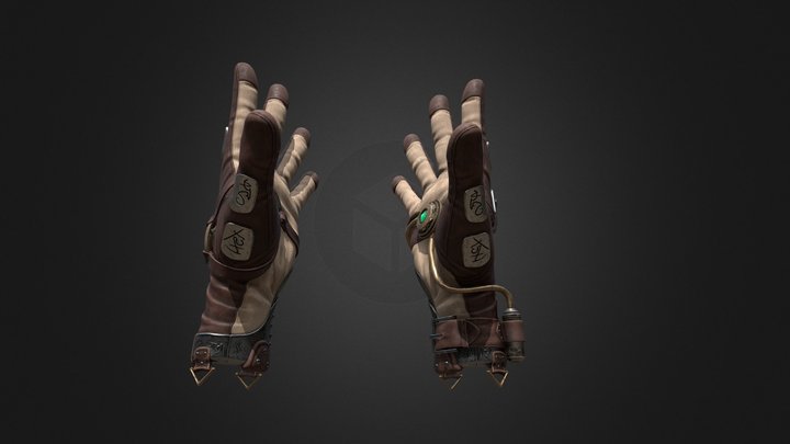 Gloves (VR Controllers) 3D Model