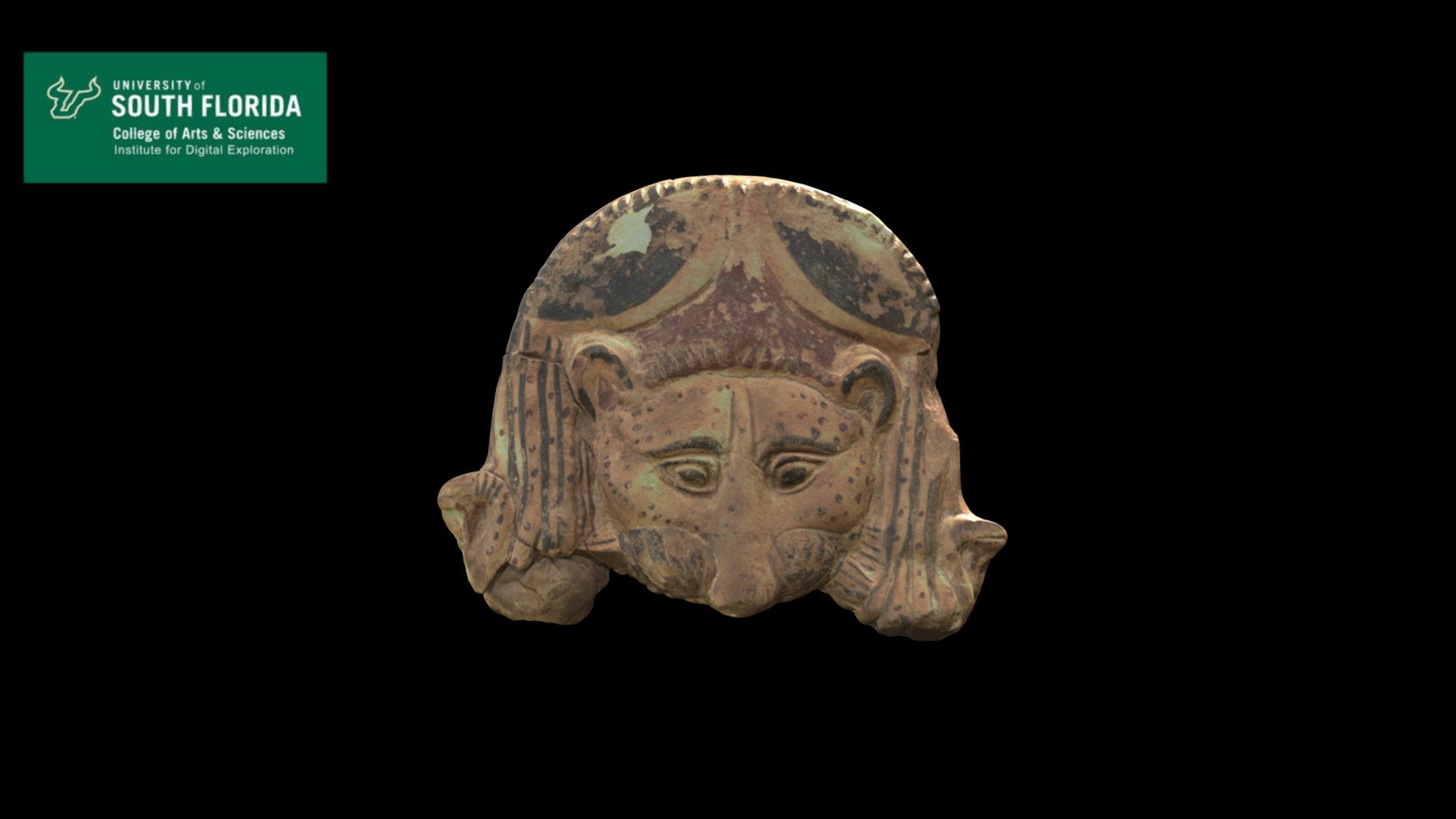 Feline Protome Antefix - 3D model by USF Institute for Digital ...